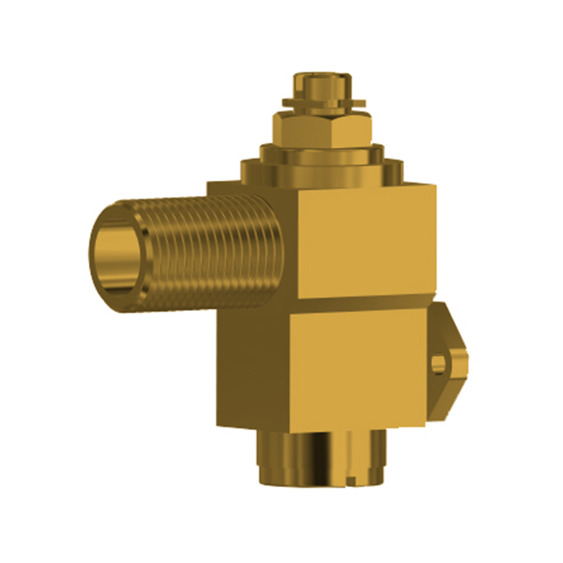 Válvula de flujo de cobre con control direccional de 90 grados